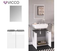 Vicco Ensemble de meubles de salle de bain Otis, 2 parties, Blanc
