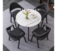 Ensemble moderne de 5 pièces pour salle à manger et chaises pour bureau, salle de réception, club, économie d'espace, table et chaises pour balcon, salle à manger, mobilier élégant et fonctionnel,