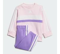Ensemble molleton ras-du-cou 3 bandes Tiro Seasonal Essentials Enfants Clear Pink / White / Violet Fusion 2-3A