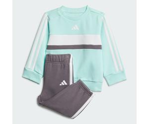 Ensemble molleton ras-du-cou 3 bandes Tiro Seasonal Essentials Enfants Semi Flash Aqua / White / Grey Strata 18-24M