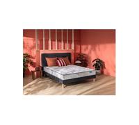 Ensemble Merinos Morning Routine - 580 Ressorts Ensachés + Sommier Confort Medium 160x200 Blanc