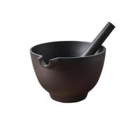 Ensemble Mortier Broyeur À Ail Et Pilon en Fonte Vintage Mortiers Et Pilons