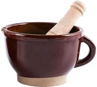 Ensemble mortier et pilon, Ensemble de mortier et pilon en céramique de 6,1 pouces