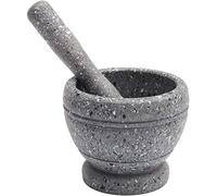 Ensemble Mortier et Pilon, mortier pour écraser les cachets, Mortier avec Pilon Mortier et Pilon 2 en 1 Usage pour Les Herbes Épices Grains de Café Feuilles de Thé, Ce n'est pas une création de Stone