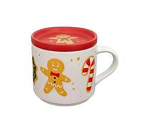 Ensemble Mug Porcelaine & Dessous de Verre Baker Street Noël