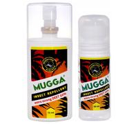 Ensemble Mugga Strong Spray anti-moustiques et tiques + Roll On 50% Deet Mugga
