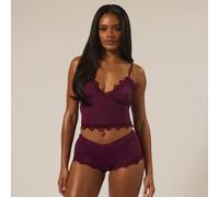 Ensemble multipack de lingerie comprenant un débardeur avec bordure en dentelle et bretelles réglables ainsi qu'un boxer ajusté. Sous-vêtements sexy pour le soir et le quotidien, parfait pour l'été. L