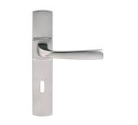 Ensemble muze ASSA ABLOY entraxe 195 clé L chrome velours - 86442