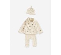 Coffret naissance 4 pièces petites oies vanille 6M(67CM)