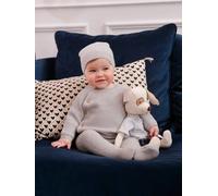 Ensemble naissance 4 pièces gris chiné 9M(71CM)