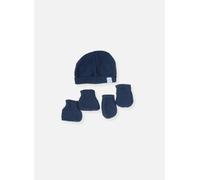 Ensemble Naissance Bonnet, Moufles Et Chaussons Marine PREMA(45CM)