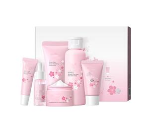 Ensemble Nettoyant Et Hydratant Pour Le Visage - 6 Coffret Beauté Ado Fille, Coffrets Soins Pour La Peau, Set Lotions Sakura, Ensemble Nettoyant Et Hydratant Pour Le Visage, Coffret Rituals Femme