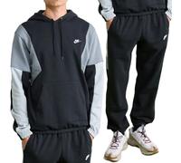 Ensemble Nike Homme Noir En Velours D'Hiver En Coton S M L XL Léger Avec Capuche