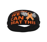 Ensemble, Nous Pouvons Vaincre La Leucie Unisexe Bandeaux De Sport Large Headband Respirant Serre Tete pour Football Yoga Randonnée