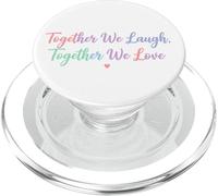 Ensemble, Nous rions Ensemble, Nous Aimons la Citation PopSockets PopGrip pour MagSafe