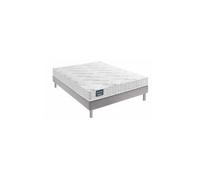 Ensemble oasis sommier confort ferme 160x200 avec 2 sommiers