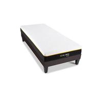 Ensemble OLYMPE 90x200 cm - Matelas Mémoire de forme + Sommier Bois