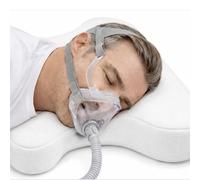 Ensemble oreiller PPC/CPAP ergonomique réglable + taie rafraîchissante