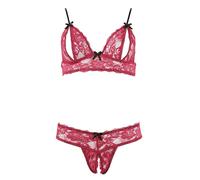 Ensemble Dentelle 2 Pièces Ouvert - Taille : S