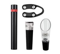 Ensemble Ouvre-Bouteilles - Outil d'Ouverture à Pompe à Air 4 Pièces avec Décapsuleur | Accessoire pour Vin - Pour Les Adultes, La Bière, La Fête De Noël, Halloween, La Cuisine, La Maison, Et Le Barma