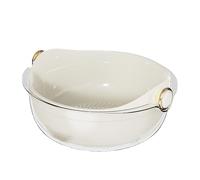 Ensemble Paassoire - Bol Passoiree | Passoirre De Cuisine, Passoires, Panier D'évier, Lave-fruits En PET, Riz, Égouttoir À Pâtes, Bol Double Couche De Grande Capacité, Panier De Vidange Multifoncti