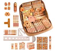 Ensemble Papeterie Capybara, Trousse à Crayons Capybara, Ensemble De Papeterie Mignon Comprenant Une Trousse À CrayonsCapybara/stylos Gel/porte-clés, TrousseÀ CrayonsCapybara Avec Compartiments