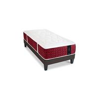 Ensemble Passion 90x200 cm + sommier en kit - Ressorts + mémoire - Ep. 32 cm