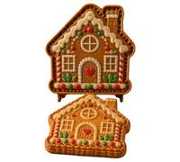 Ensemble pâtisserie Noël mini tartes, 6 modèl. | Gingerbread Santa for SNOWMAN Soldier Cottage Cookie Press for Festive Dessert Tables Family Baking Night And Parties