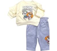 Ensemble - Paw Patrol - Bébé fille - Enfant 12M - Blanc - 100 % Polyester, 240 g/m² Fleece - TrendyFlair