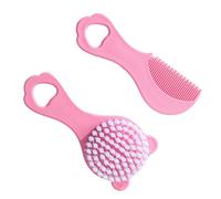 Ensemble peigne pour bébé avec brosse à cheveux pour peau délicate - Joli motif d'ours - Outils essentiels de soins capillaires pour tout-petits
