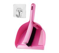 Ensemble pelle à poussière et balayette pour bureau et voiture Rose