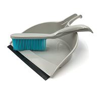 Ensemble Pelle et Brosse en Caoutchouc Pour Enlever les Poils d'Animaux | 22 cm de Large | Brosse à Poils Doux Pour Tapis | Idéal Pour Nettoyer les Animaux