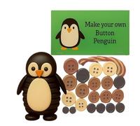 Ensemble Pendentif Animal Bouton - ABS + Carton + Ficelle en Coton 3,15 Pouces | Activité éducative, Artisanat d'ornement de Boutons d'arbre de Noël | Ados Adultes Étudiants Cheminée P