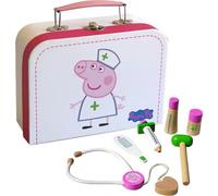 Barbo Toys Peppa Pig Malette de Docteur Enfant de avec 6 pièces de Jouet en Bois | Jeu de Rôle à Partir de 2 Ans pour Filles et Garçons | sous Licence Officielle Peppa Pig