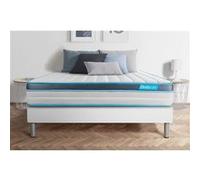 Ensemble PERFORM 140x200 Mousse a memoire de forme ProfiZone 5 zones Ultra epaisseur