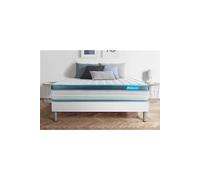 Ensemble sommier matelas 160x200 Perform Mémoire de forme - BODY CARE - Ferme - HR - Blanc