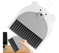 Ensemble Petit Balai et Pelle à Poussière,Ensemble Mini Balai et Pelle à Poussière | Brosse de nettoyage de clavier portable et pelle à poussière,Mini brosse de nettoyage de bureau, brosse de clavier,