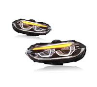 Ensemble Phare Avant Phares De Voiture À LED Avec Feux Jour Clignotants Dynamiques Feux Jour Pour BMW Série 1 F52 (2016-2020)