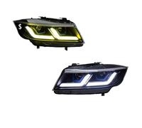 Ensemble Phare Avant Phares LED Plug And Play Pour BMW 328i E92 M3 E90 (2005-2012) Avec Feux Antibrouillard Feux Jour Feux Stop Et Clignotants(05-08 White LED)