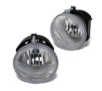 Ensemble Phare Avant pour Jeep pour Grand pour Cherokee 2004 - 2010 Feu Antibrouillard Halogène Assemblage De Phare De Voiture OE 4805858AA H10 199 Ensemble Lampe Phares(Clear Lens)
