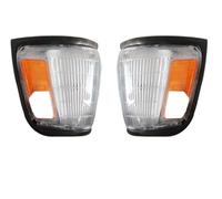 Ensemble Phares Avant Feu d'angle, Phare Large, Clignotant, Indicateur, pour Toyota pour Hilux Mk3 LN RN 1989 1990 1991 1992 1993 Phare Assemblage(Only Left)