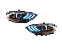 Ensemble Phares Avant Pour Ford Pour Mustang 2018-2022 Phare Avant DRL Clignotants Phares Plug And Play Paire D'assemblage De Phare De Voiture LED Assemblage Phares Voiture