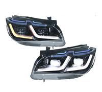 Ensemble Phares Avant Voiture Compatible Avec X1 E84 2010 2011 2012 2013 2014 2015 Projecteur Lentille Phares Auto Accessoires Voiture Phares Avant DRL Clignotants(Xenon)