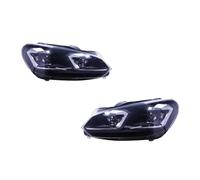 Ensemble Phares Compatible Avec VW Pour Golf 6 2010 2011 2012 2013 Ensembles Phares Antibrouillard Feux Jour Stop Clignotants Pièces Automobiles Rechange