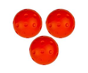 Ensemble Pickleball Pour Intérieur, Balles D'intérieur Durable Avec Haute Visibilité | La Petite Boule D'Entraînement Silencieuse Améliore La Mise Au Feu, Augmente Le Contrôle Constant Du Rimba