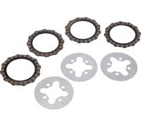 Ensemble : pièces d'embrayage, garniture de friction + lamelle - Simson S50, KR51/1 Schwalbe, SR4-2 Star, SR4-3 Sperber, SR4-4 Habicht