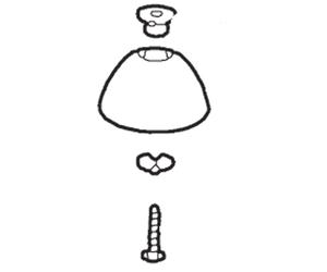 Ensemble pied pour trancheur Magimix T250