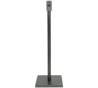 SECURIT - Pied pour porte-menu modèle gris métallisé - Hauteur 135 cm - Inox