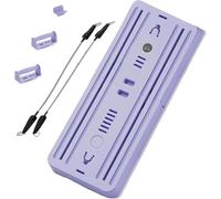 Ensemble Pilates Reformer de Lhanel - Planche Pilates pliable multifonction for la maison, équipement Pilates coulissant avec minuterie(Purple)