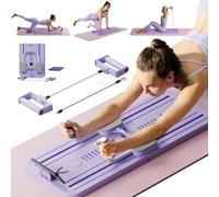 Ensemble Pilates Reformer, planche Pilates Reformer pliable, planche d'exercice abdominale multifonctionnelle, planche abdominale multifonctionnelle
